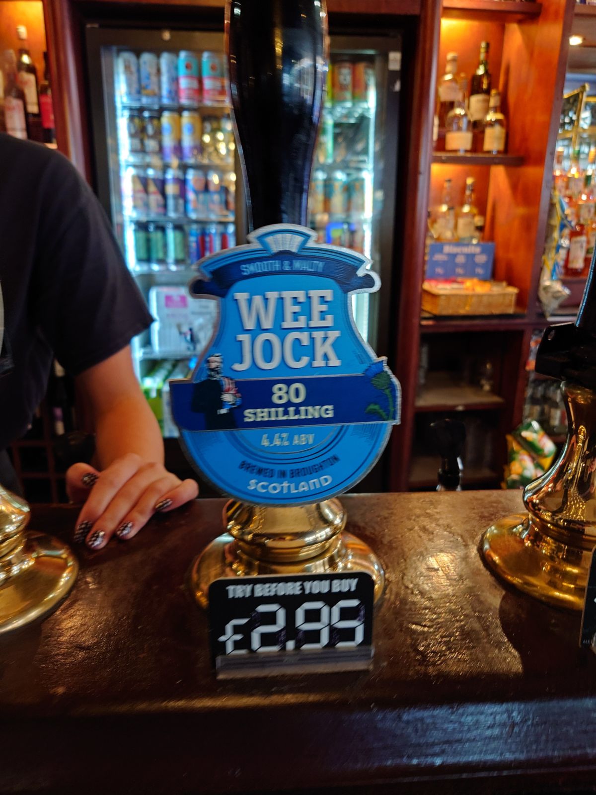 Wee Jock 80 Shilling pump clip