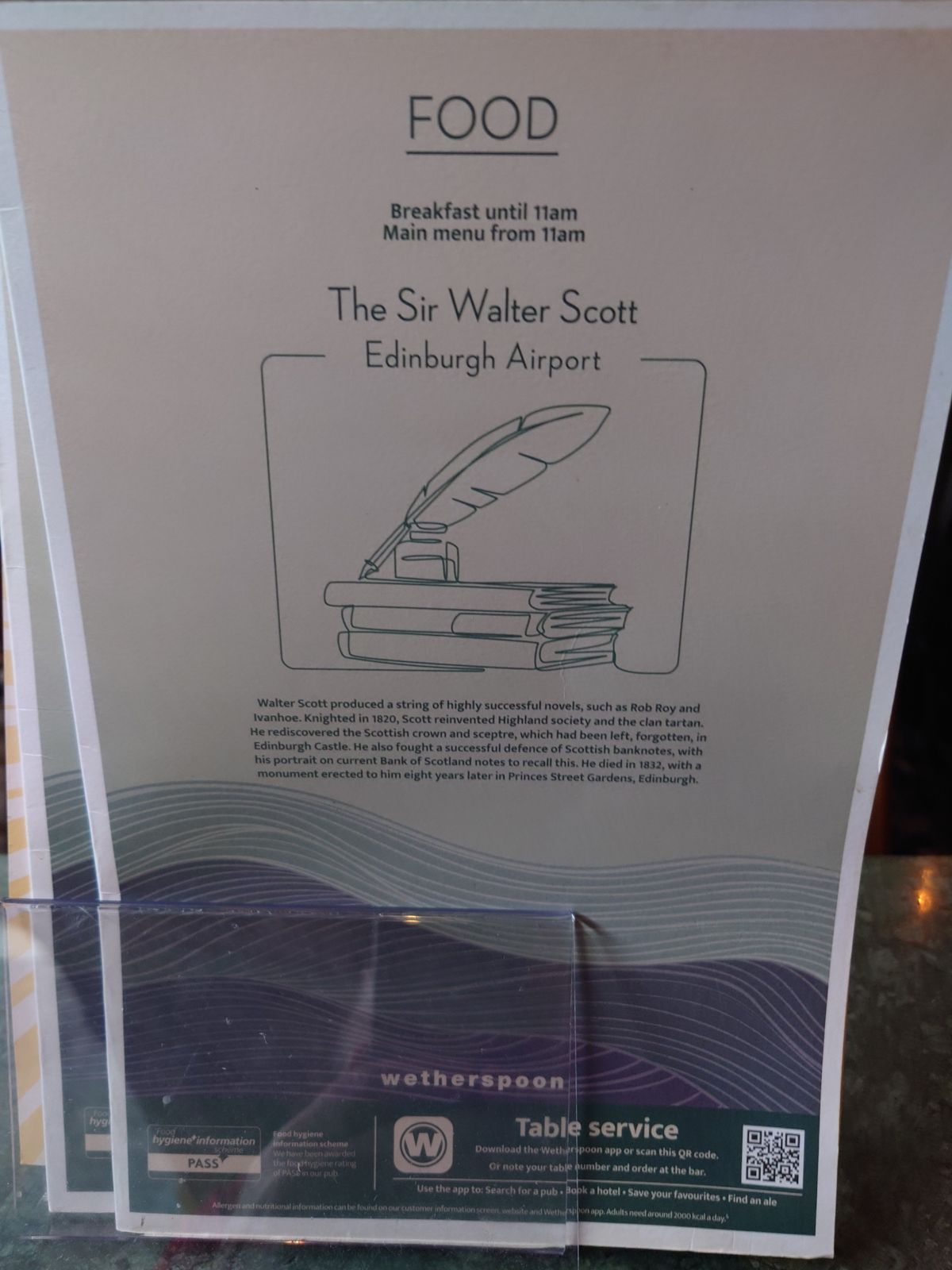 The Sir Walter Scott, Edinburgh Airport