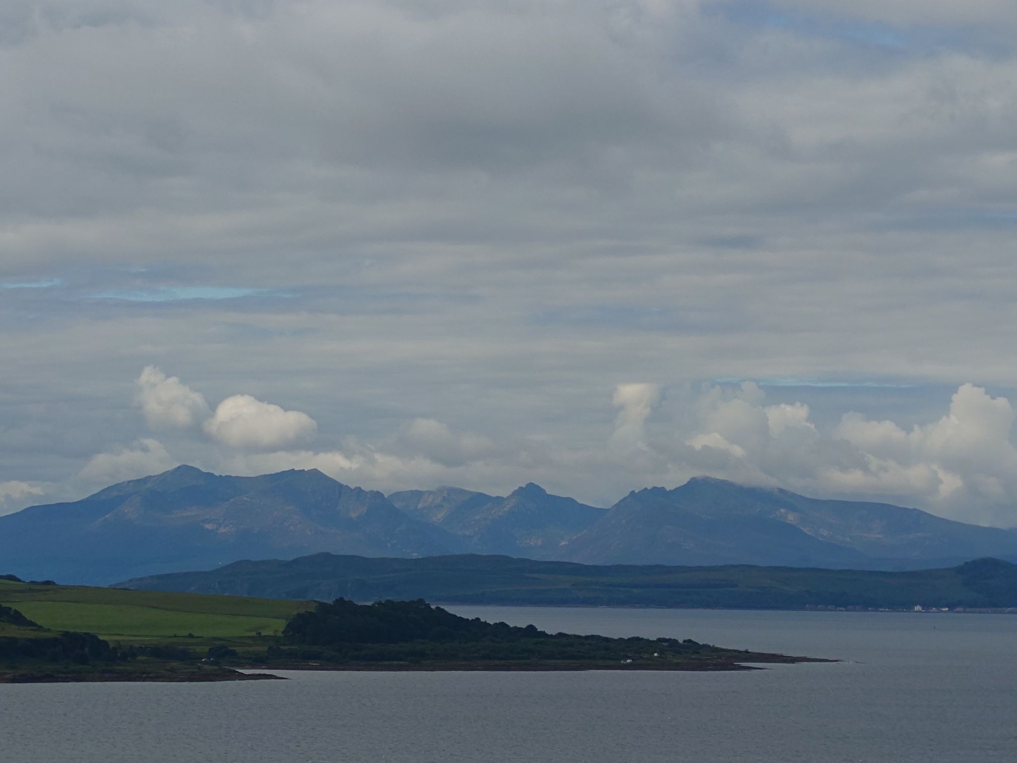 North of Largs, looking west
