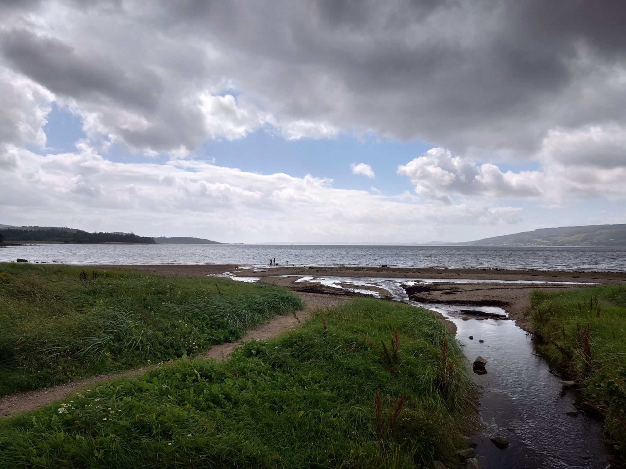 Lunderston Bay beach