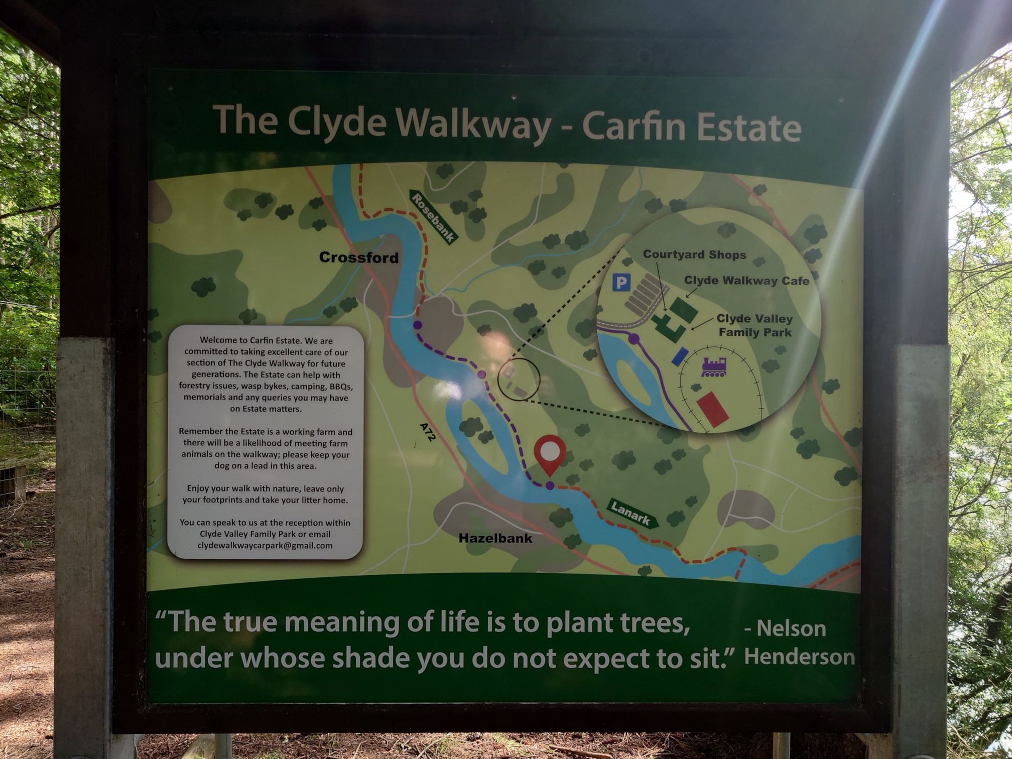 Carfin Estate map