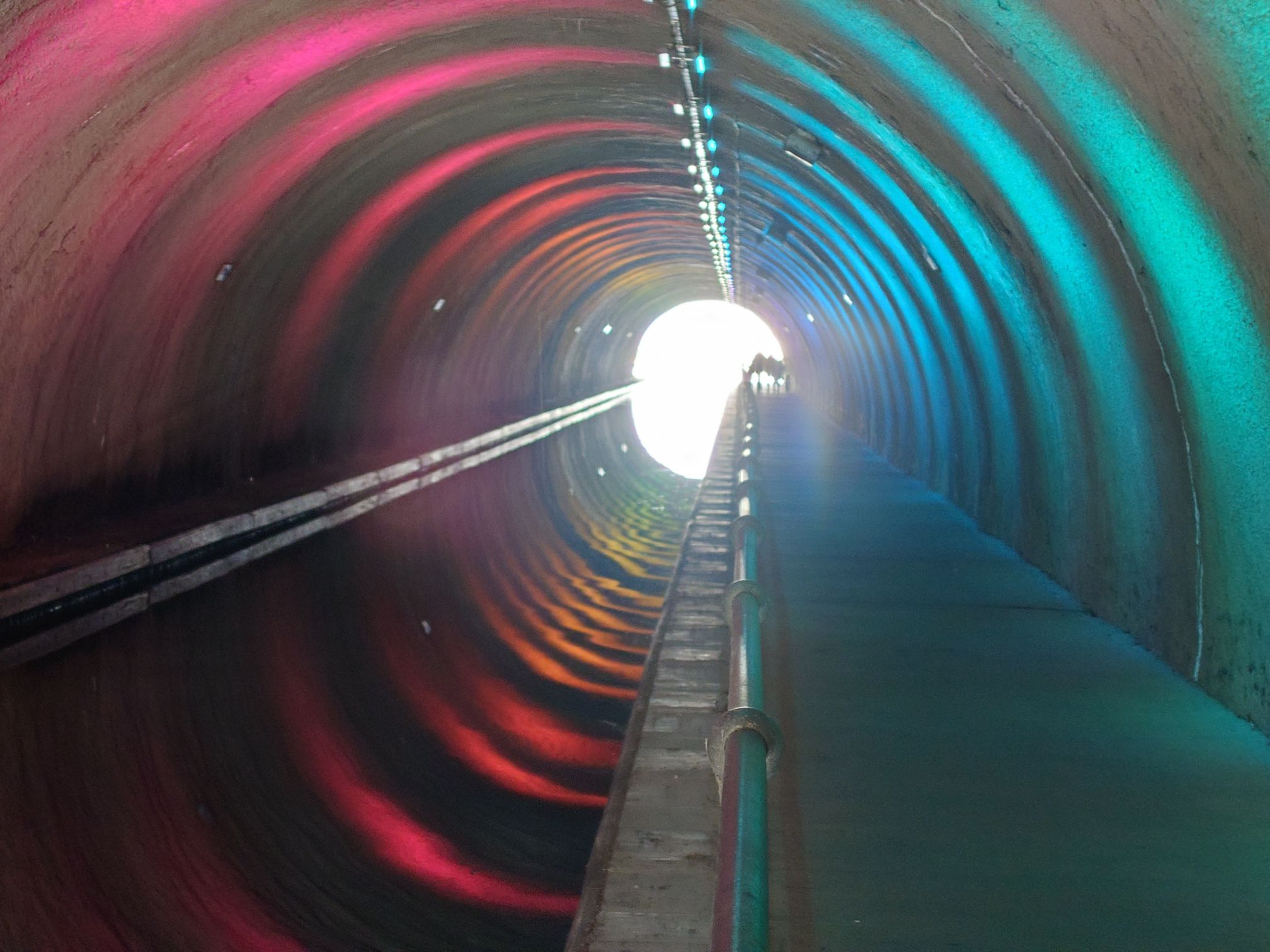Falkirk Wheel canal tunnel