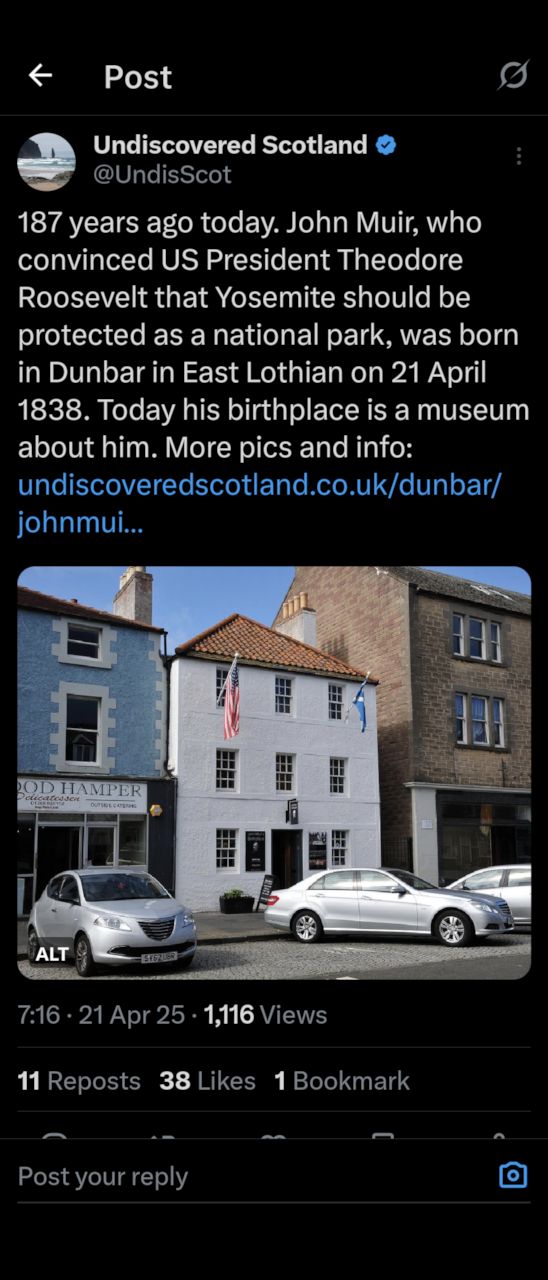 Completed on John Muir’s birthday