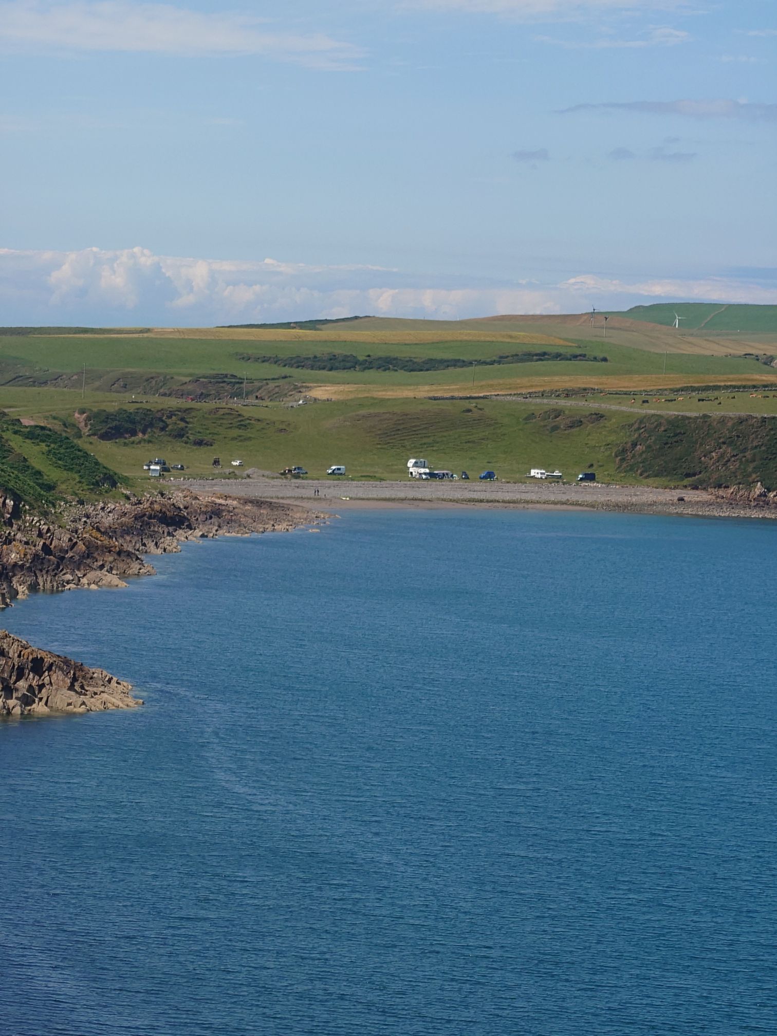 East Tarbet Bay camping