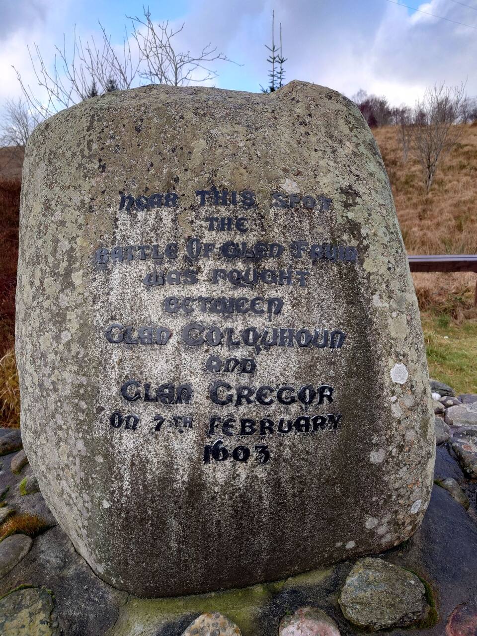 Battle of Glen Fruin stone